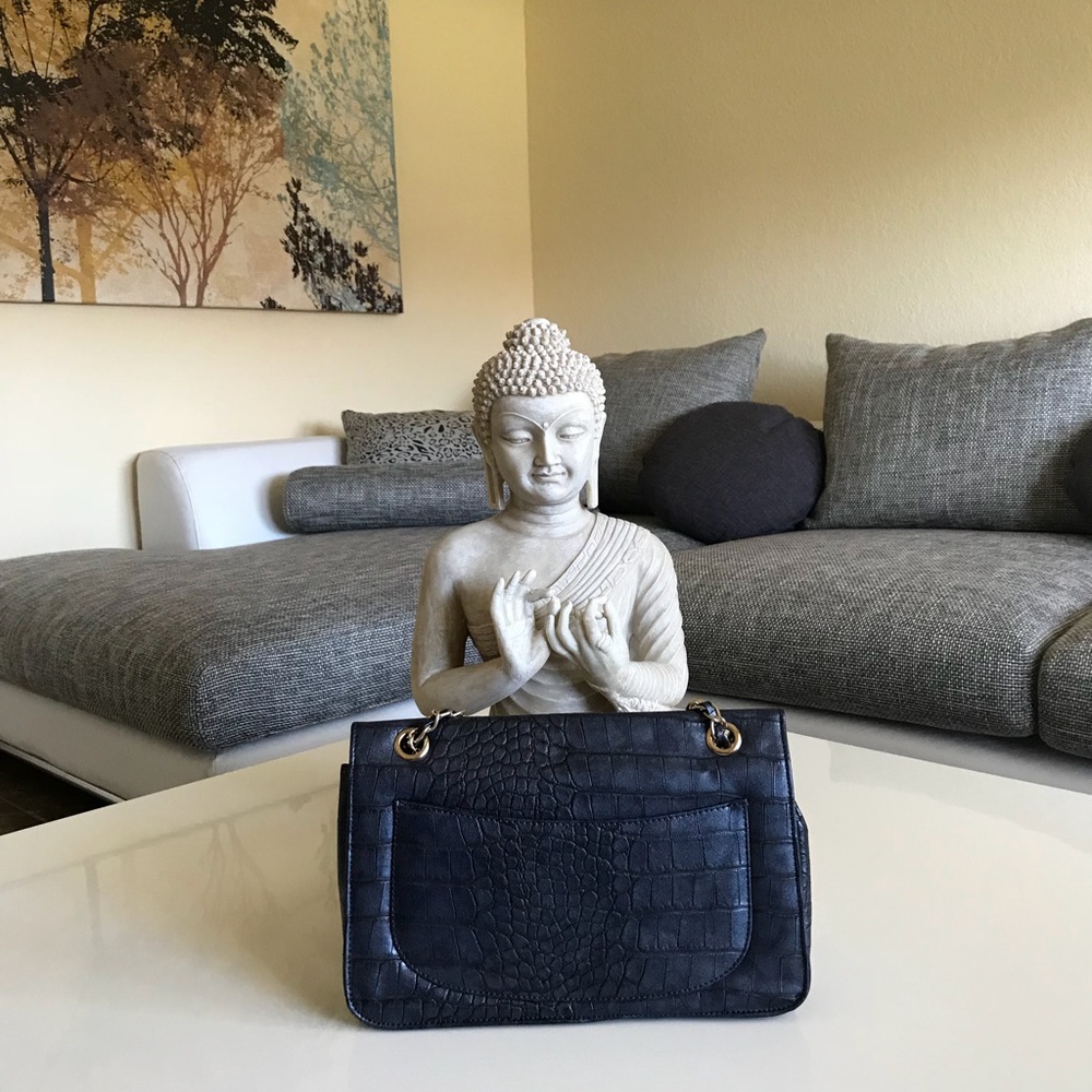NEW 😍💙 Omar Sharif Paris Handbag - Picture 3 of 4